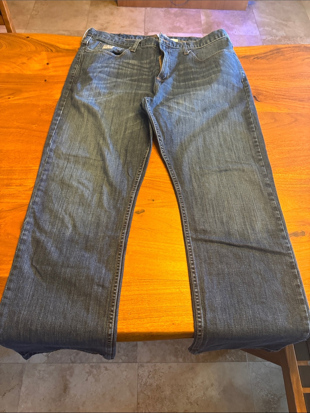 Cinch Silver Label Men's Faded Blue Relaxed Jeans